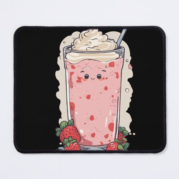 Item preview, Raspberries Sweet Milkshake Fun Kawaii Anime designed and sold by LuminOrb.