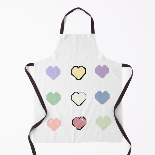 Item preview, beautiful colorful pixelated hearts that represent love designed and sold by huape.