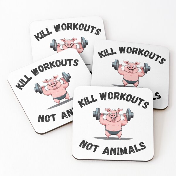 Item preview, Kill Workouts Not Animals designed and sold by Amzg-Designs.