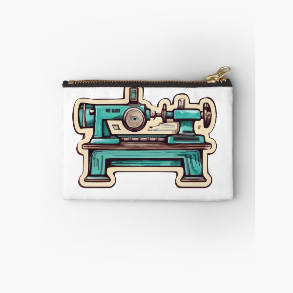 Item preview, Vintage Lathe Machine Illustration - Machinist Craftsmanship designed and sold by NiftyWrx.