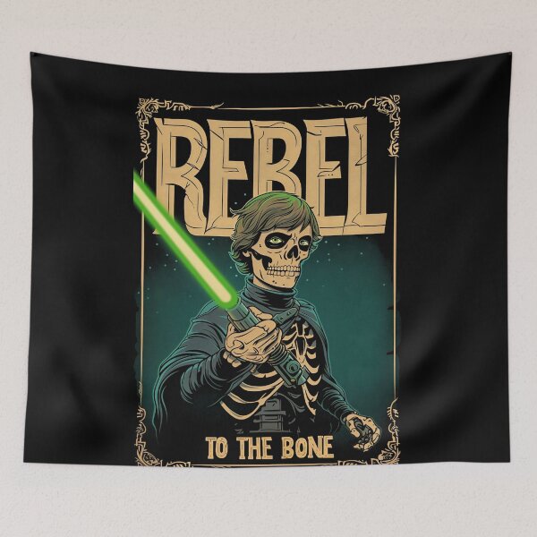 Item preview, Rebel to the Bone - Skeleton Hero - Scifi designed and sold by Fenay Designs.