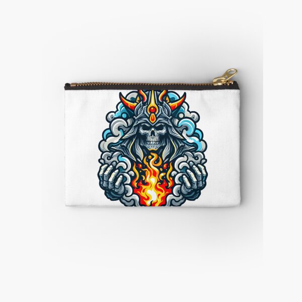 Aperçu de l'œuvre Oeil fantôme du crâne de Satan en feu créée et vendue par SimpleP.