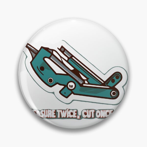 Item preview, Measure Twice, Cut Once - Machinist's Precision Calipers designed and sold by NiftyWrx.