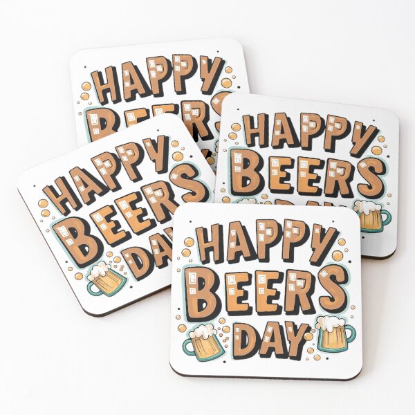 Item preview, HAPPY BEERS DAY designed and sold by NebulaWhimsy.