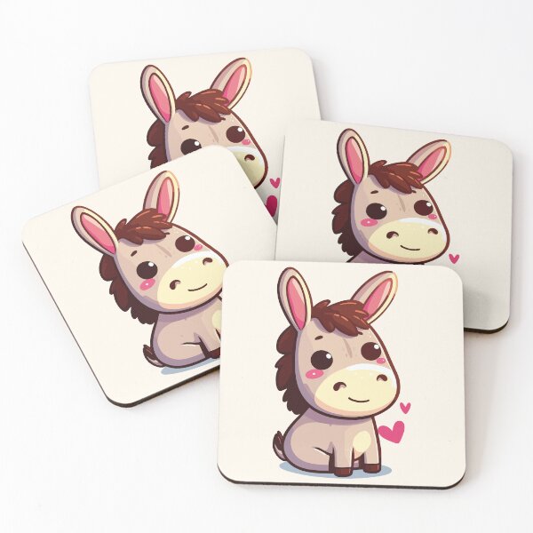 Item preview, Cute Donkey with harts designed and sold by XprD.