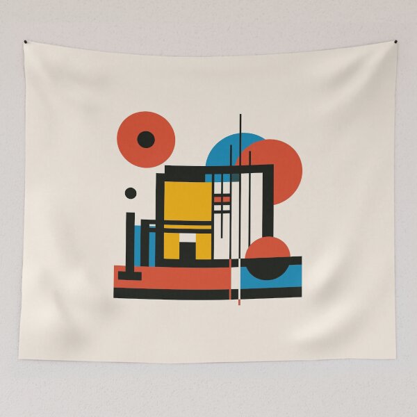 Item preview, Bauhaus Inspired Graphic Art (3) designed and sold by DeaSelma.