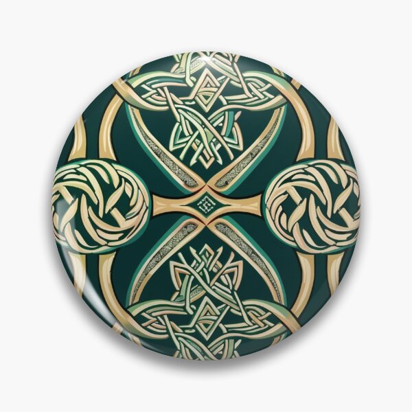 Item preview, Emerald Celtic Knots designed and sold by Digital-Lys.