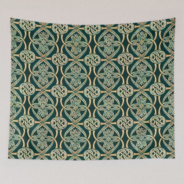 Item preview, Emerald Celtic Knots designed and sold by Digital-Lys.