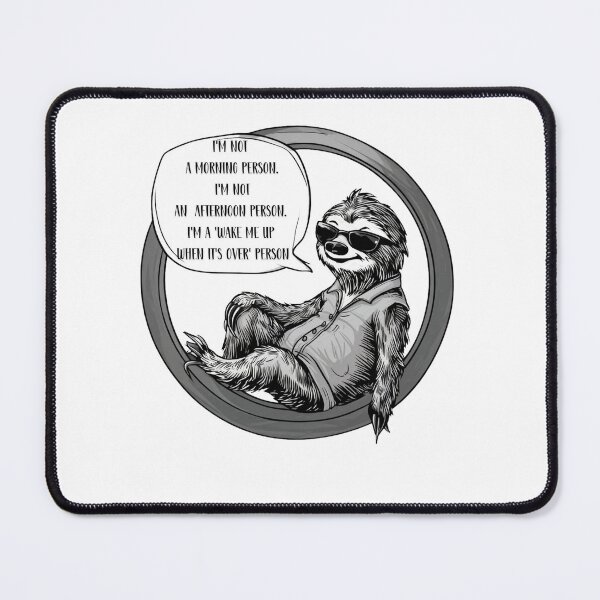 Item preview, Lazy sleeping sloth designed and sold by Endless Projects.