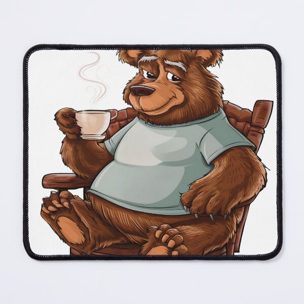 Item preview, Daddy Bear Drinking Coffee Papa Bear With It designed and sold by ColorFlick.