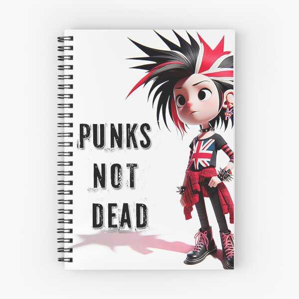 Item preview, Punk Cartoon Punks Not Dead designed and sold by AiPoliviosArt.
