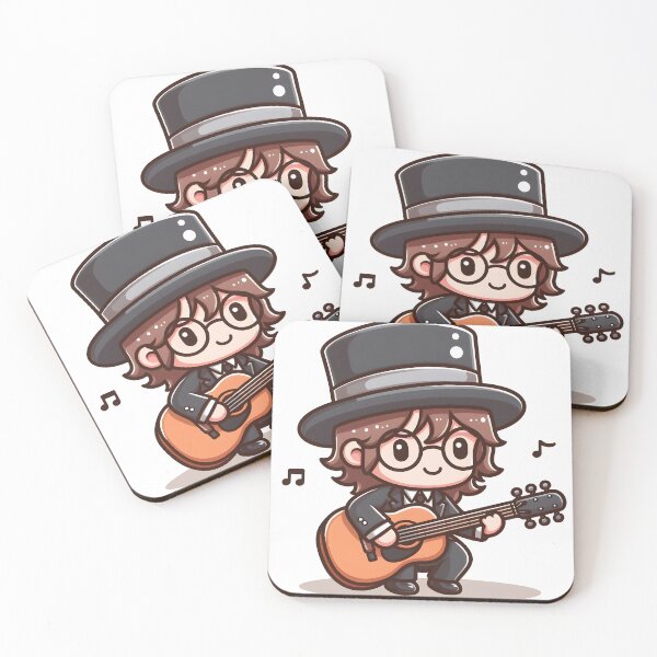 Item preview, Kawaii Musician With Top Hat designed and sold by CanvasCutie.