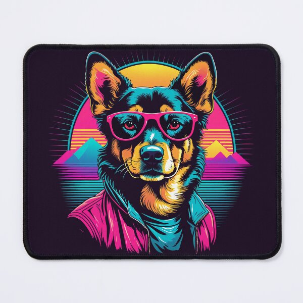 Item preview, When your little dog wears glasses, each moment of connection becomes a stylish exchange of looks, where silent language speaks volumes through the lenses designed and sold by Pulsant  Paintings.