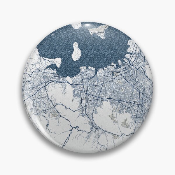 Item preview, Fukuoka City Map of Japan - Coastal designed and sold by deMAP.