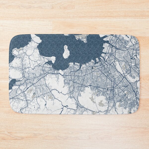 Item preview, Fukuoka City Map of Japan - Coastal designed and sold by deMAP.
