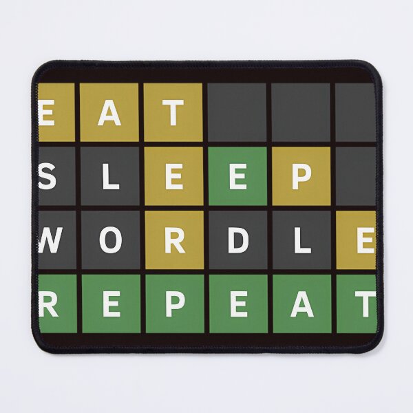 Item preview, Eat Sleep Wordle Repeat (Wordle Style) designed and sold by MarceImbert.