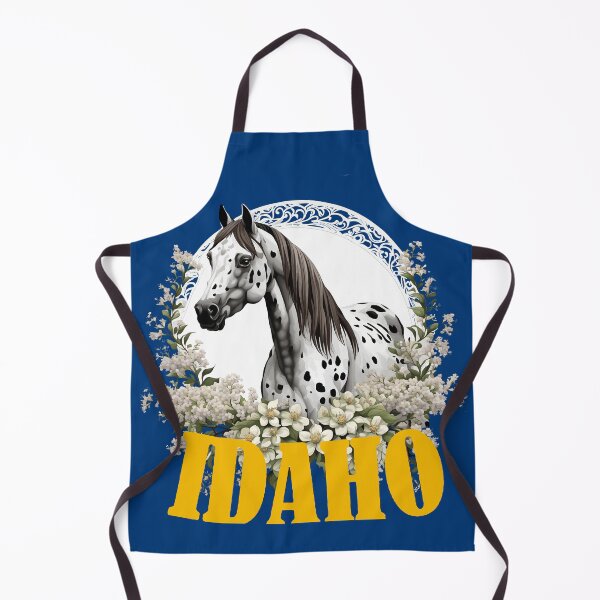 Item preview, Idaho Appaloosa With Border Of Syringa Flowers designed and sold by taiche.