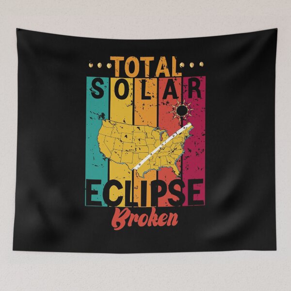 Item preview, Eclipse Memories In Broken , Total Solar Sclipse Funny Vintage Retro USA 08.04.2024 designed and sold by ArtByKatti.