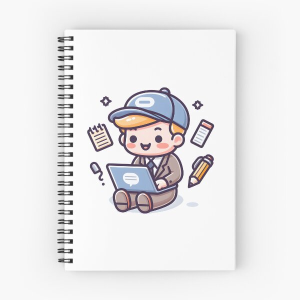 Item preview, Kawaii Journalist: A Laptop designed and sold by CanvasCutie.
