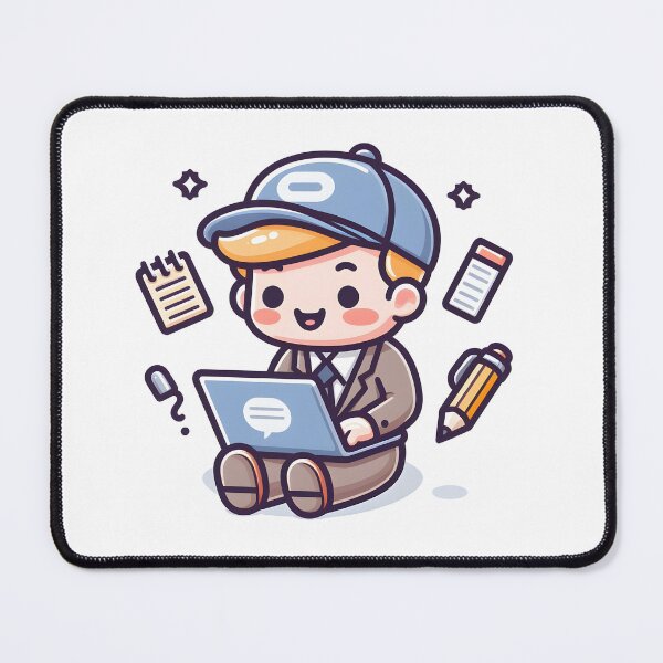 Item preview, Kawaii Journalist: A Laptop designed and sold by CanvasCutie.