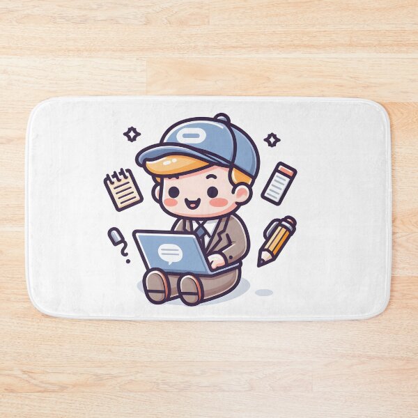 Item preview, Kawaii Journalist: A Laptop designed and sold by CanvasCutie.