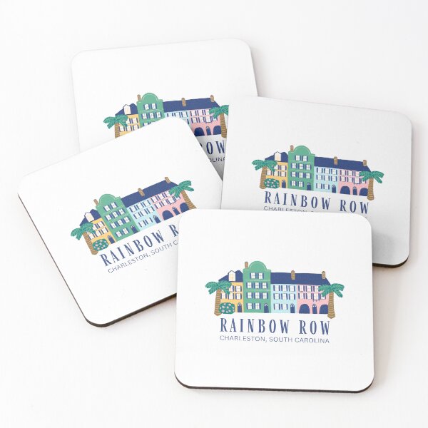 Item preview, Rainbow Row Charleston South Carolina designed and sold by carolinafound.