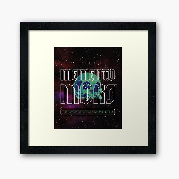 Artikel-Vorschau von Memento Mori II - Memento Mori Art - Skelett-Totenkopf-Kunst - Lateinische Phrasen Zitate, designt und verkauft von WIZECROW.