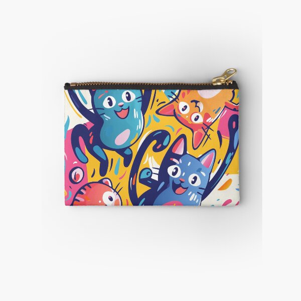 Item preview, Cheerful Companions: Smiling Cats Delight designed and sold by Ipek Morel.