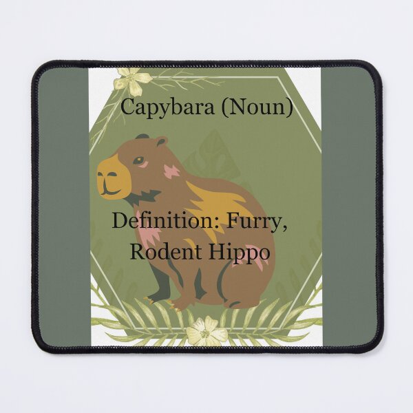 Item preview, Capybara = Furry, Rodent Hippo designed and sold by Project Remission, LLC.
