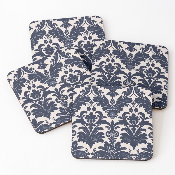 Item preview, Classic Elegance in Navy Damask designed and sold by Digital-Lys.