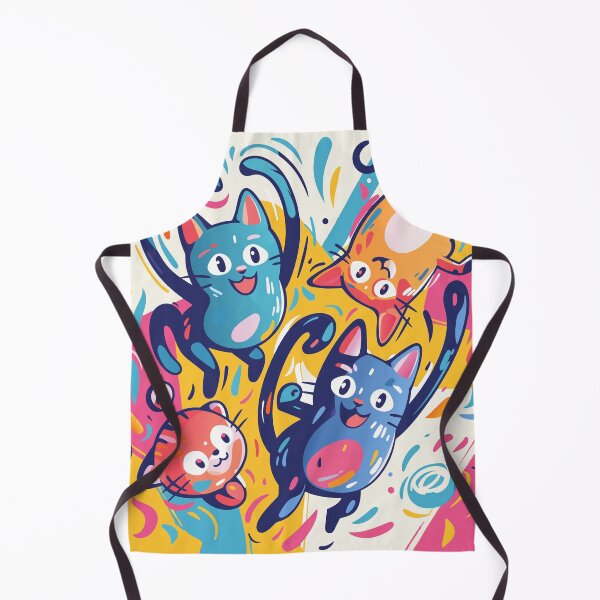 Item preview, Cheerful Companions: Smiling Cats Delight designed and sold by Ipek Morel.