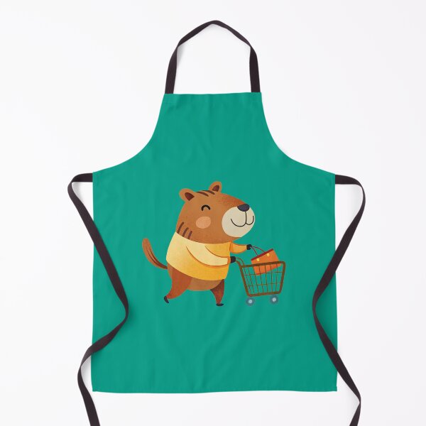 Item preview, Capybara Shopping Cute Rodent Risograph  designed and sold by Lelijo.