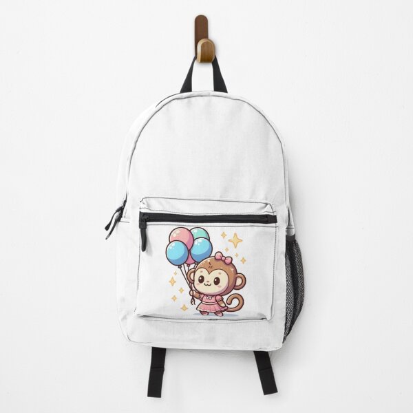 Item preview, Kawaii Monkey With Party Dress designed and sold by CanvasCutie.