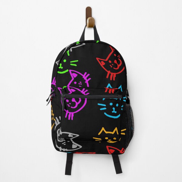 Item preview, colorful faces of happy kittens designed and sold by Moris-shop.