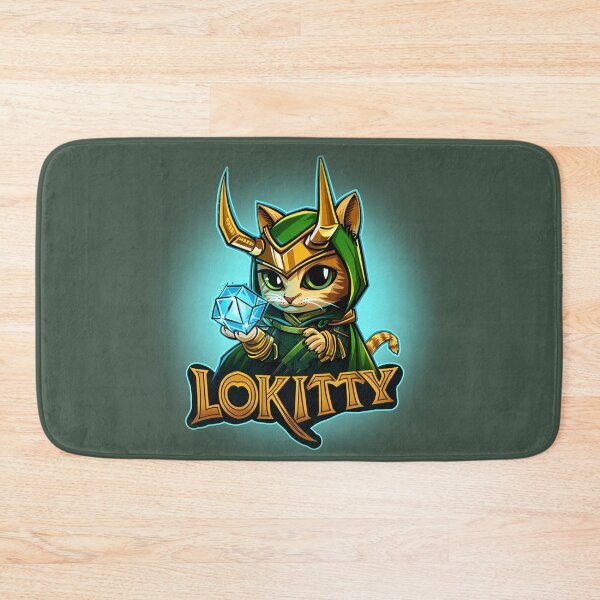 Item preview, Lokitty: Orange Cat Superhero Villain Comic Parody designed and sold by PHZTees.