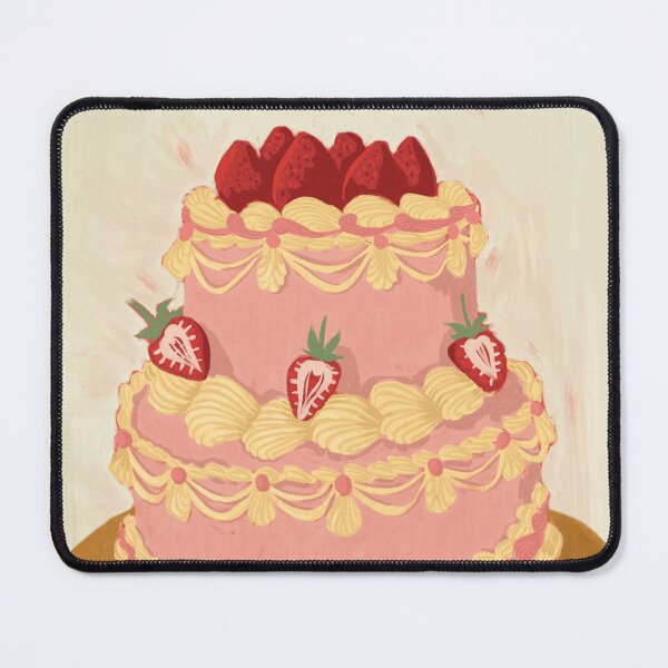 Item preview, Two Tier Fancy Cake - Illustration designed and sold by Pilar Bidó.