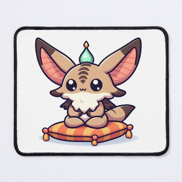Item preview, Kawaii Xenops With A Meditation Cushion designed and sold by CanvasCutie.
