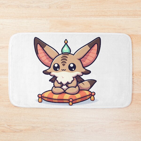 Item preview, Kawaii Xenops With A Meditation Cushion designed and sold by CanvasCutie.