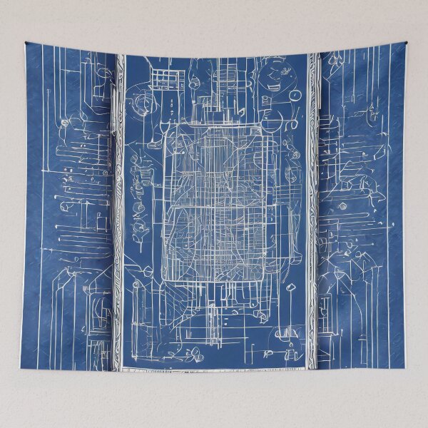 Item preview, Engineering Blueprints of Futuristic Ideas designed and sold by drawbey.