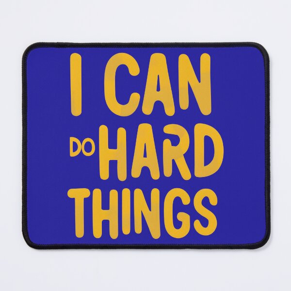 Item preview, I Can Do Hard Things, Printable Wall Art, Inspirational Quote, Rainbow Print, Work Hard Print, Family Theme Print, Back to School Print designed and sold by JustCrafted.