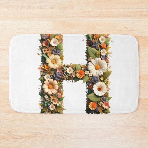 Item preview, Letter “H” containing flowers designed and sold by yeekazar.