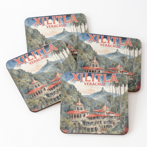 Item preview, Xilitla Veracruz Mexico Magic Town Vintage Travel Tourism Watercolor Poster  designed and sold by TravelersGems.