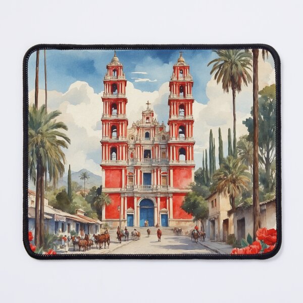 Item preview, Xicotepec Puebla Mexico Magic Town Vintage Travel Tourism Watercolor Poster  designed and sold by TravelersGems.