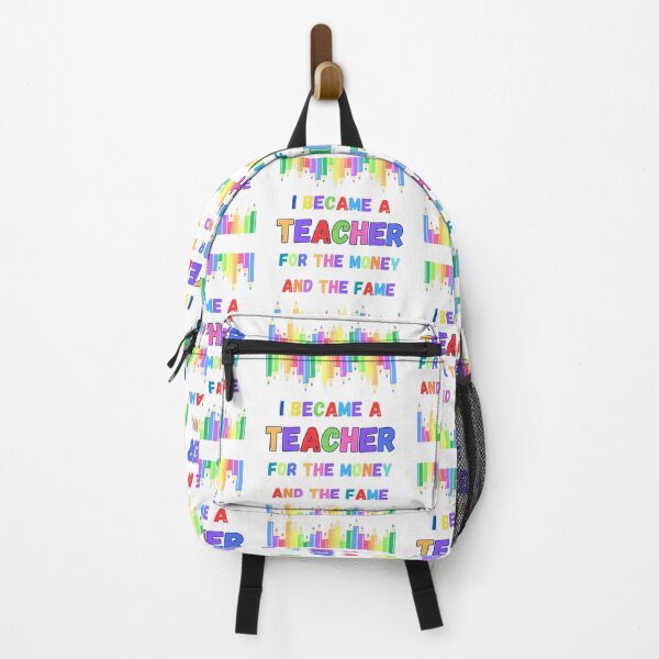 Item preview, I Became A Teacher For The Money And The Fame. Funny Teachers Motivation designed and sold by Rebel-Design.
