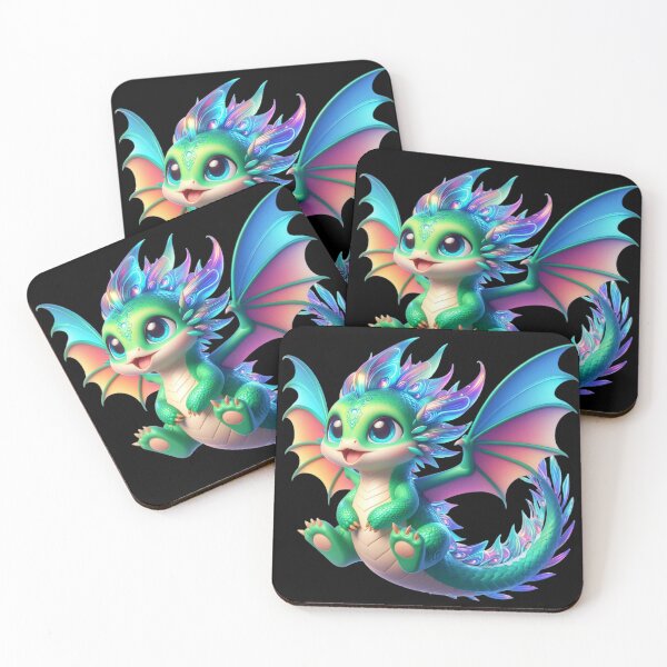 Item preview, Cute Green Chibi Dragon designed and sold by CHIBI_POPZ.