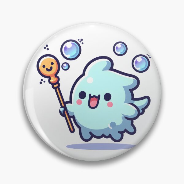 Item preview, Kawaii Breezy Lich With Bubble Wand designed and sold by CanvasCutie.