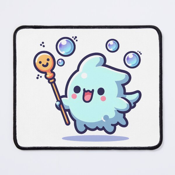 Item preview, Kawaii Breezy Lich With Bubble Wand designed and sold by CanvasCutie.