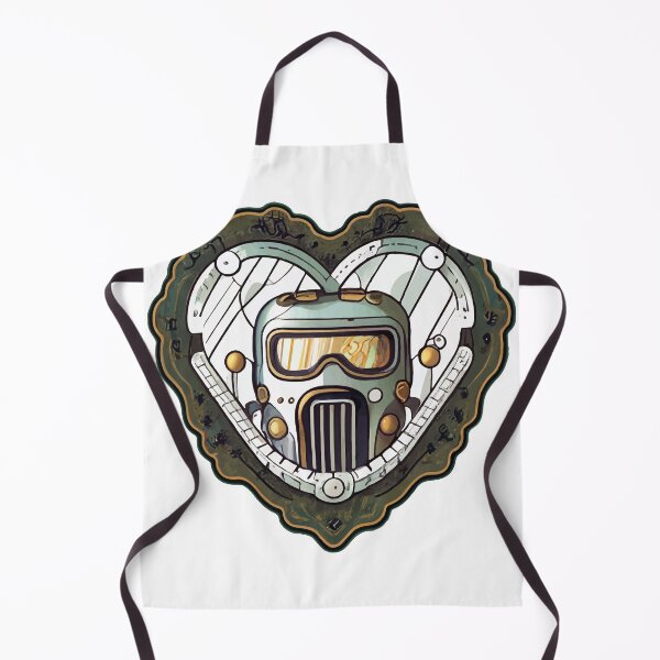 Item preview, Steampunk Heart Welding Mask Design designed and sold by NiftyWrx.