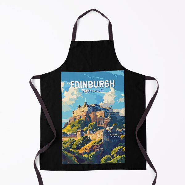 Item preview, Edinburgh Scotland Travel Art Vintage designed and sold by KrisSidDesigns.