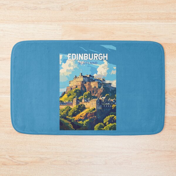 Item preview, Edinburgh Scotland Travel Art Vintage designed and sold by KrisSidDesigns.